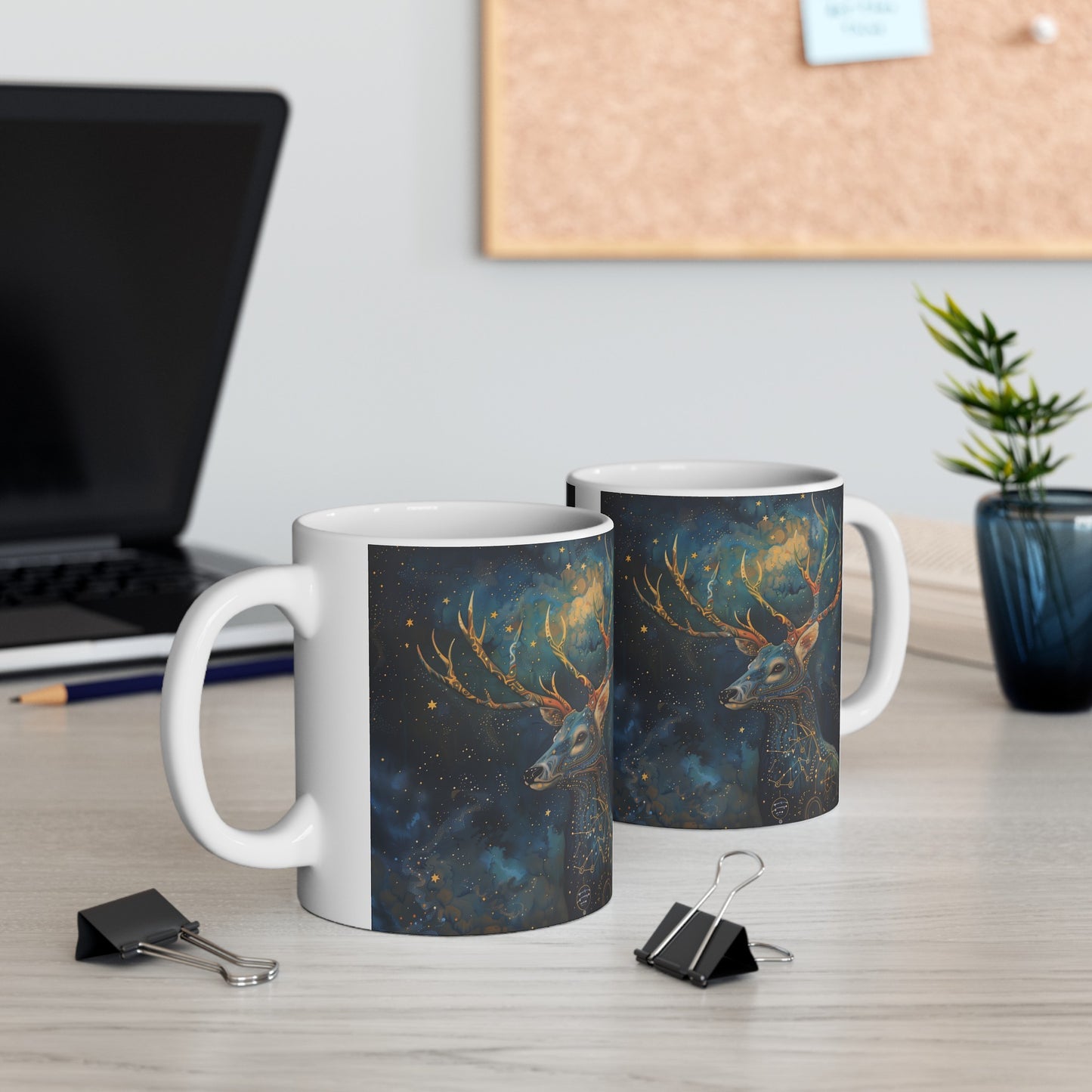 Cosmic Deer C - Ceramic Mug Collection