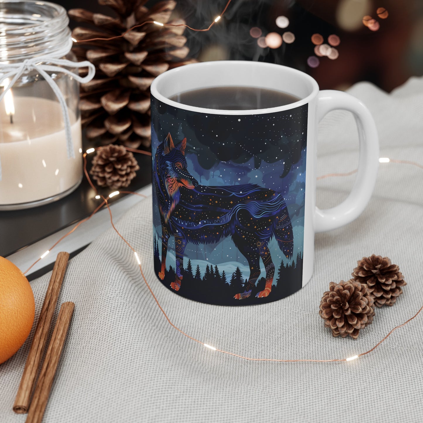 Cosmic Wolf A - Ceramic Mug Collection