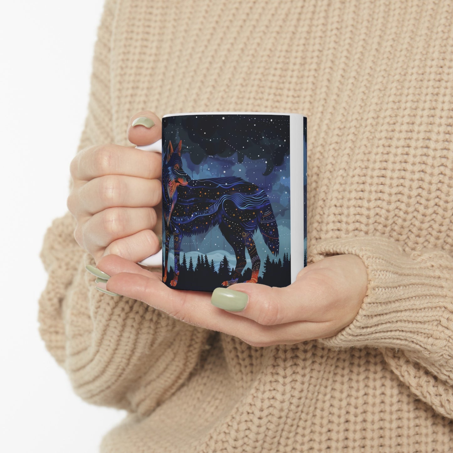 Cosmic Wolf A - Ceramic Mug Collection