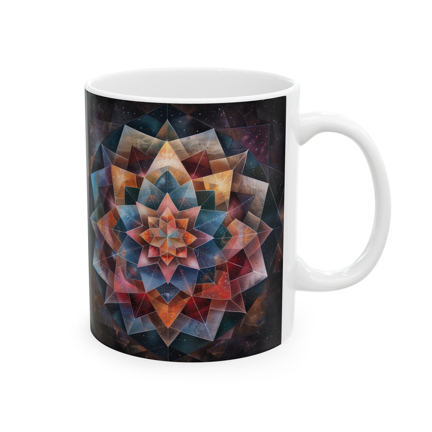 Geometric Mandala B - Ceramic Mug Collection