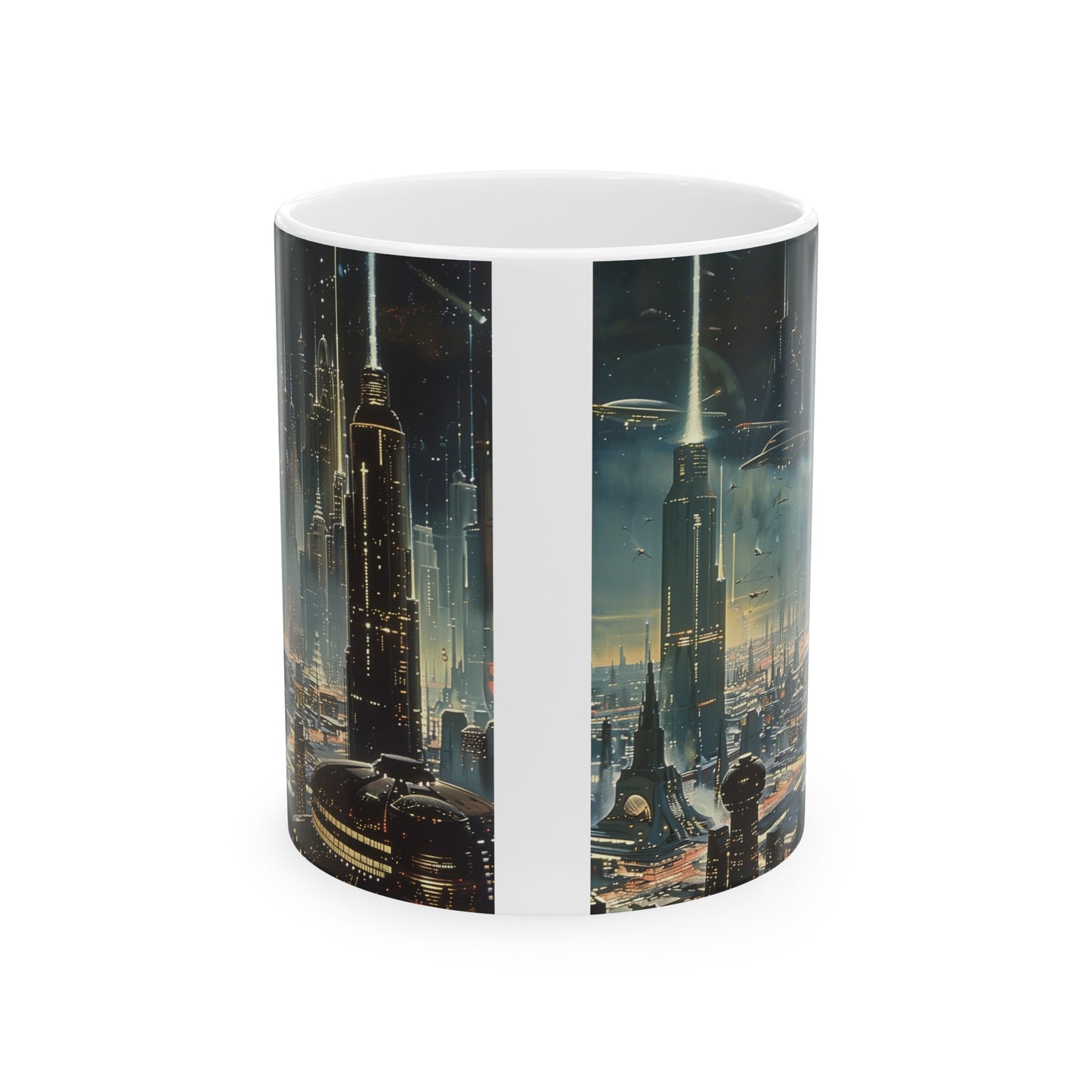 Futuristic City A - Ceramic Mug Collection