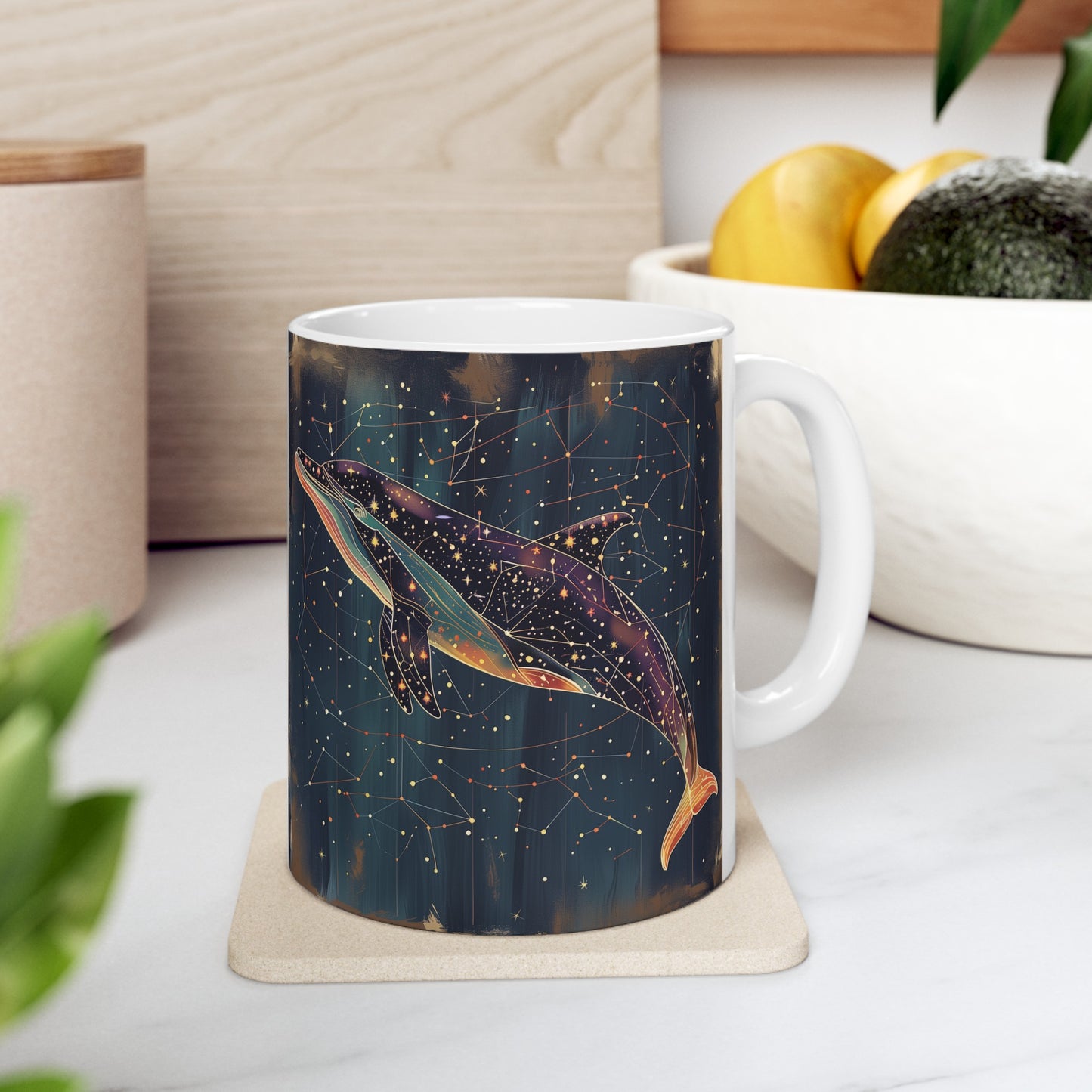 Cosmic Dolphin A - Ceramic Mug Collection