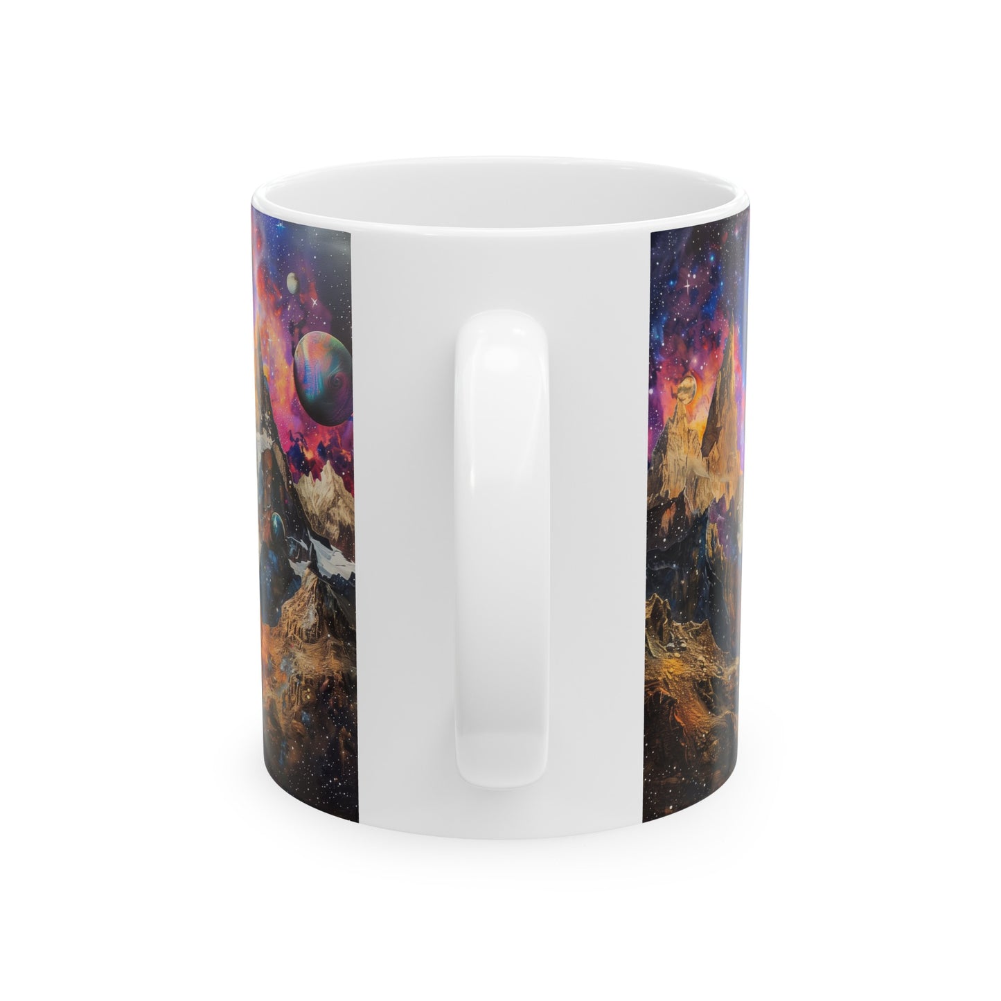 Artistic Cosmic Mountains B - Ceramic Mug Collection