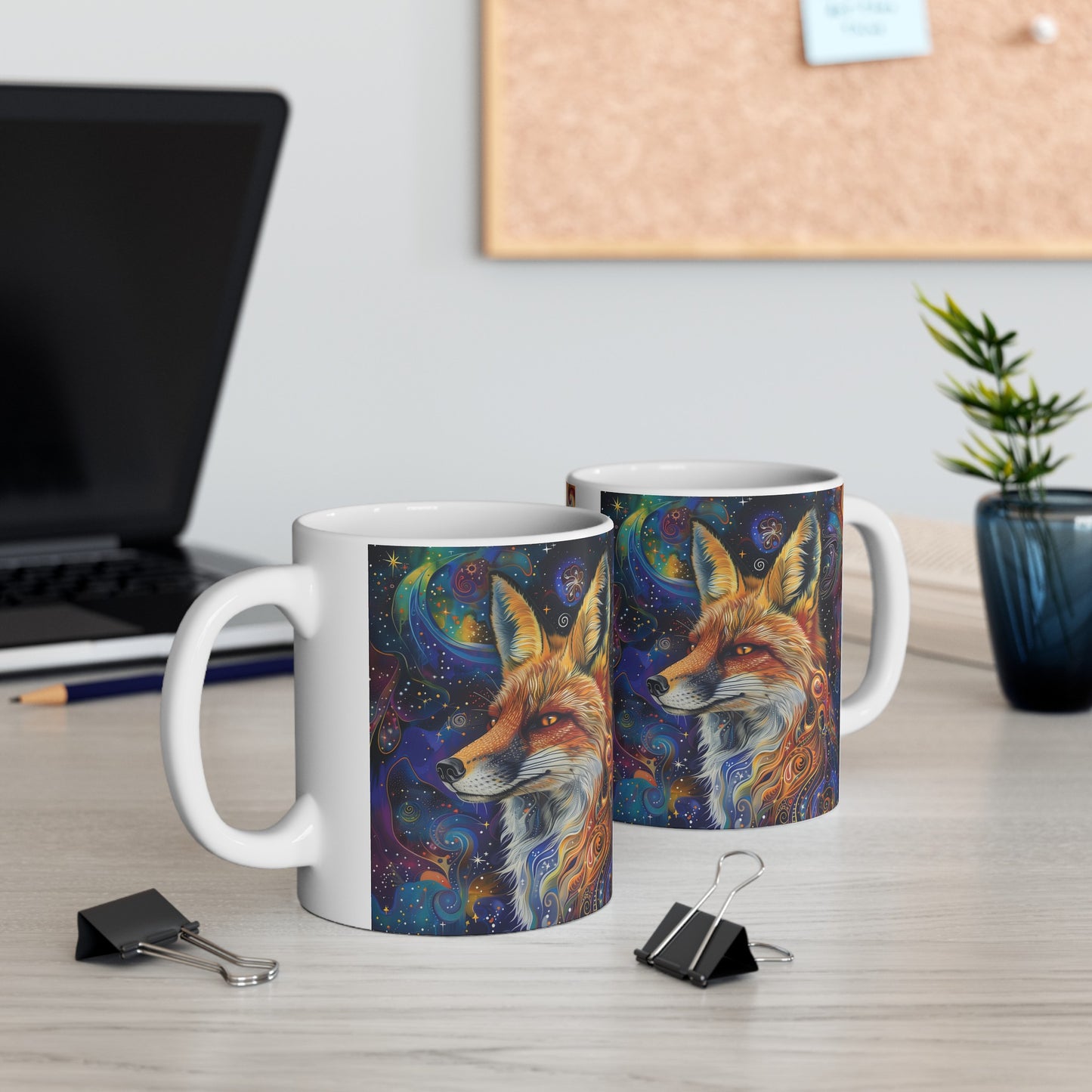 Cosmic Fox D - Ceramic Mug Collection