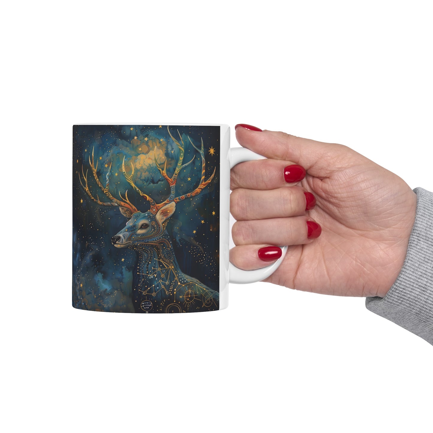 Cosmic Deer C - Ceramic Mug Collection