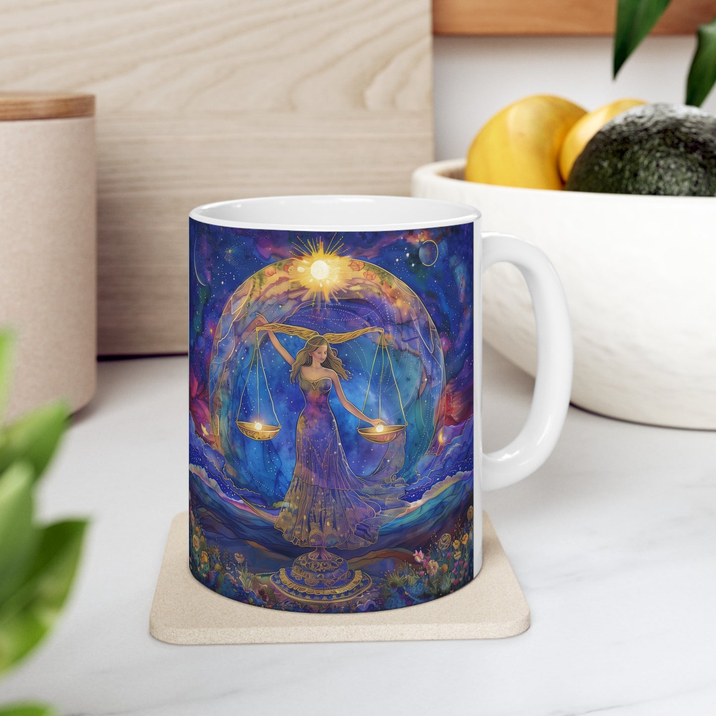 Libra Celestial #3 - Ceramic Zodiac Mug Collection