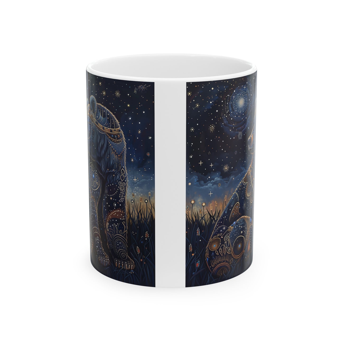 Cosmic Bear D - Ceramic Mug Collection