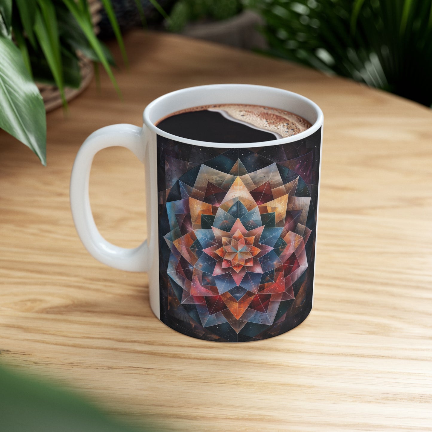 Geometric Mandala B - Ceramic Mug Collection