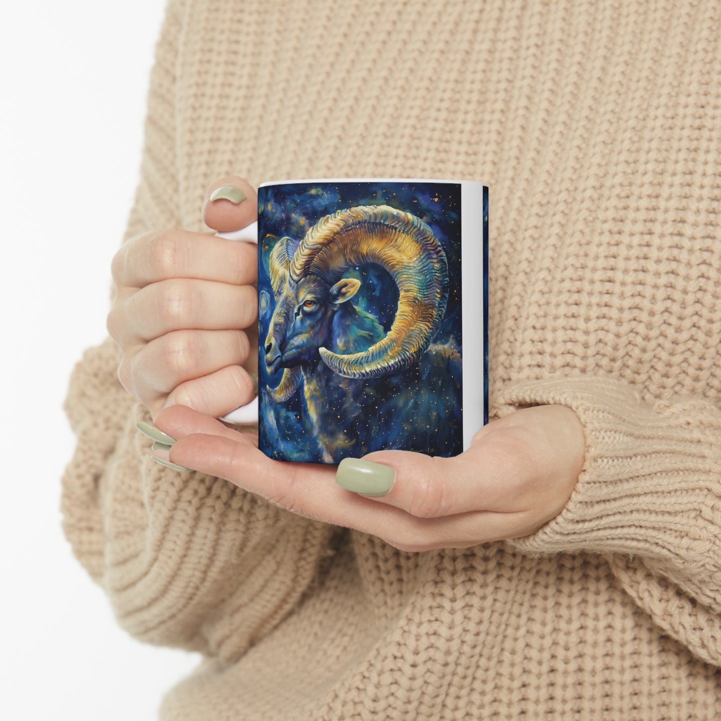 Aries Celestial #3 - Ceramic Zodiac Mug Collection