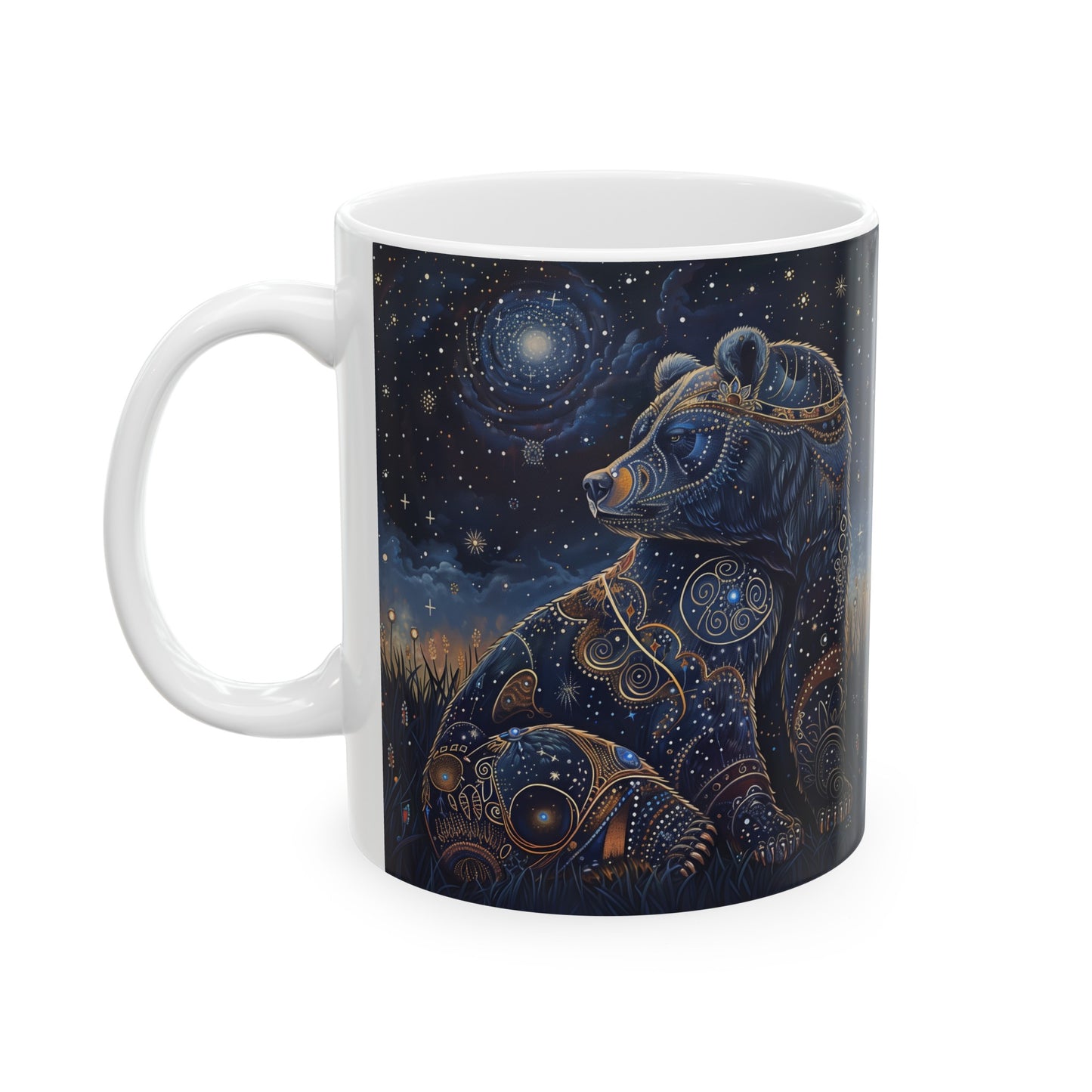 Cosmic Bear D - Ceramic Mug Collection