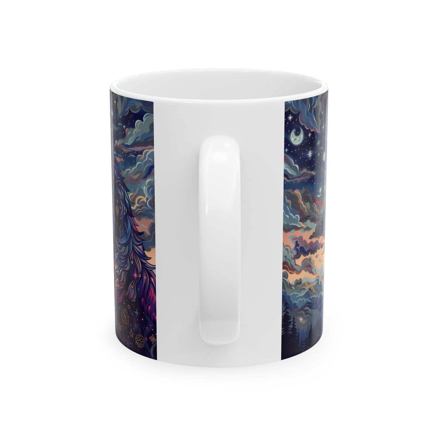 Cosmic Wolf D - Ceramic Mug Collection