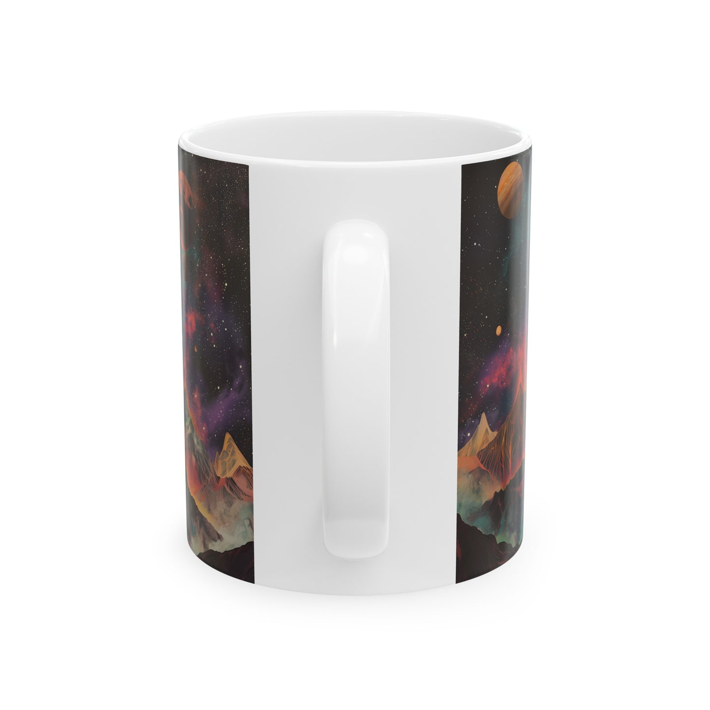 Artistic Cosmic Mountains D - Ceramic Mug Collection