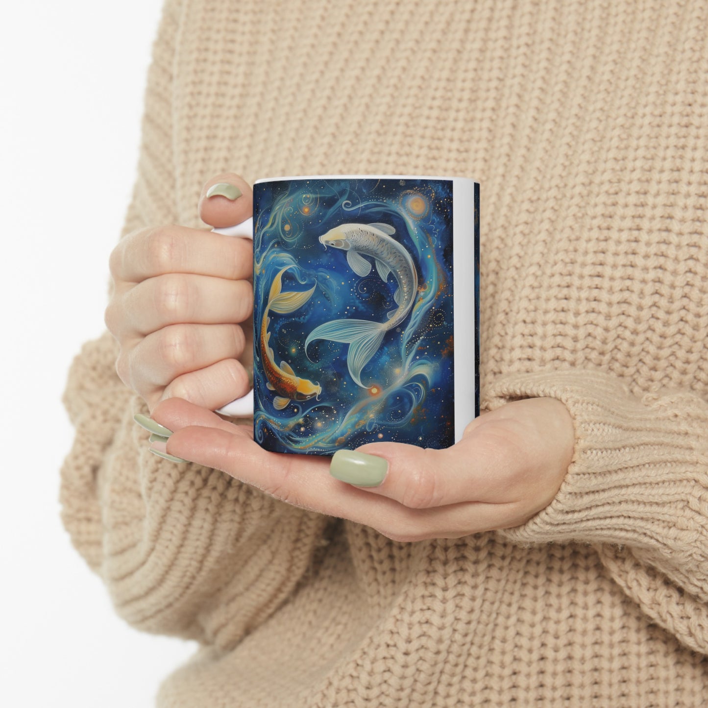 Pisces Celestial #1 - Ceramic Zodiac Mug Collection