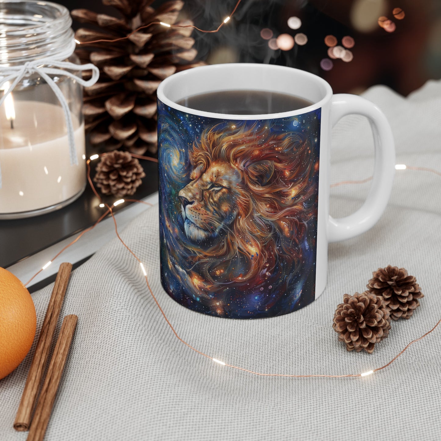 Leo Celestial #4 - Ceramic Zodiac Mug Collection