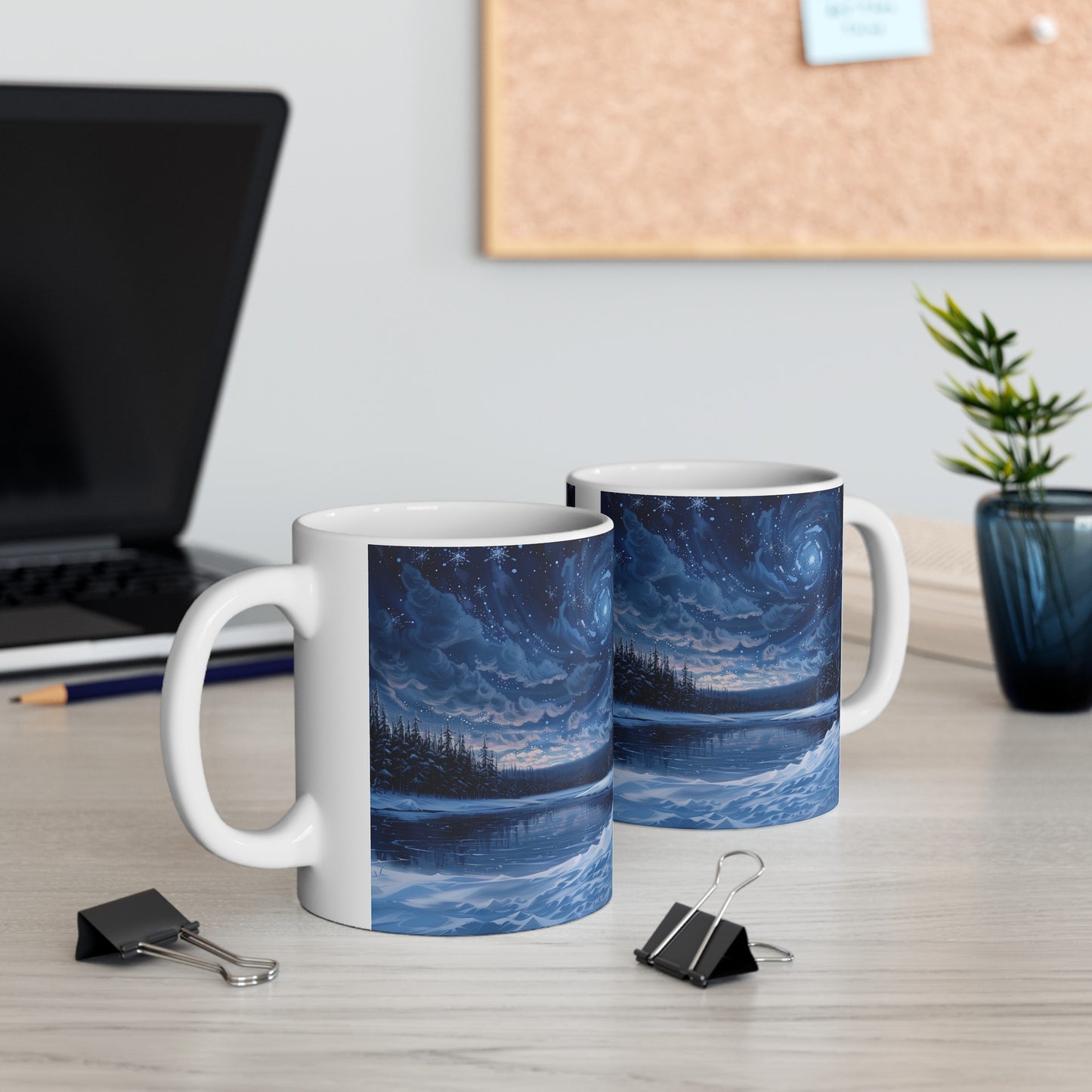 Frozen Lake Galaxy D - Ceramic Mug Collection