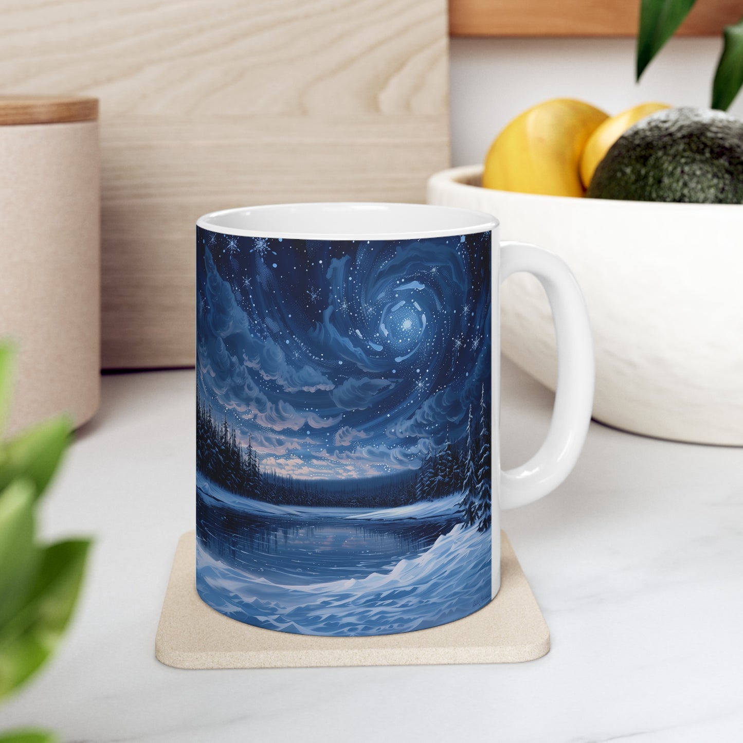 Frozen Lake Galaxy D - Ceramic Mug Collection