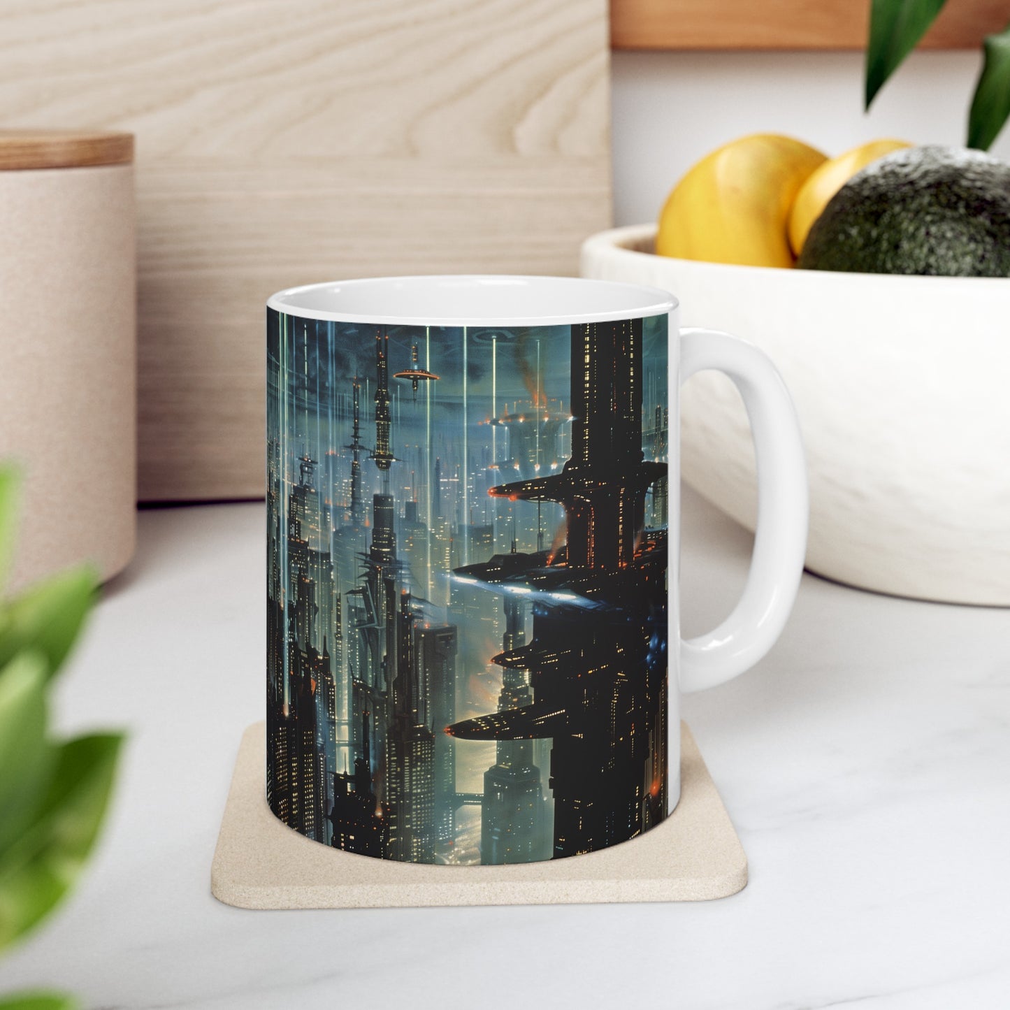 Futuristic City B - Ceramic Mug Collection