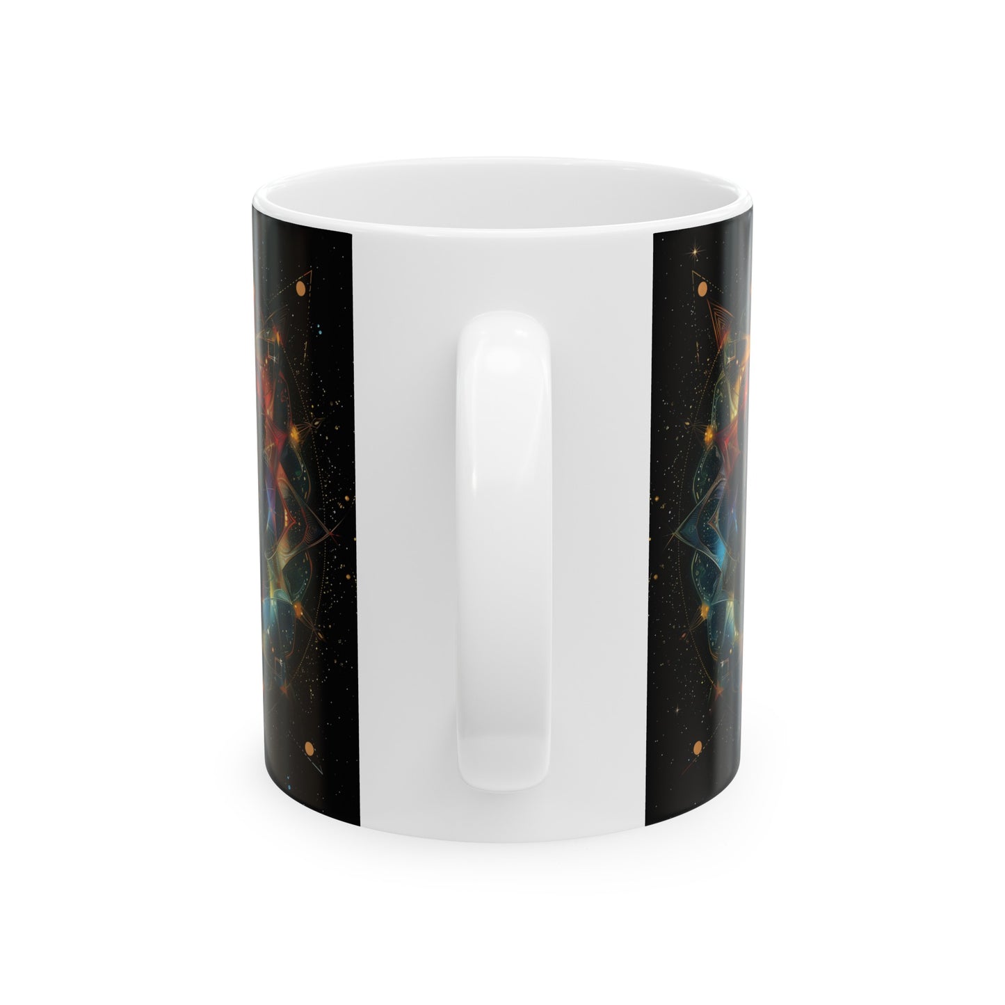 Geometric Mandala D - Ceramic Mug Collection