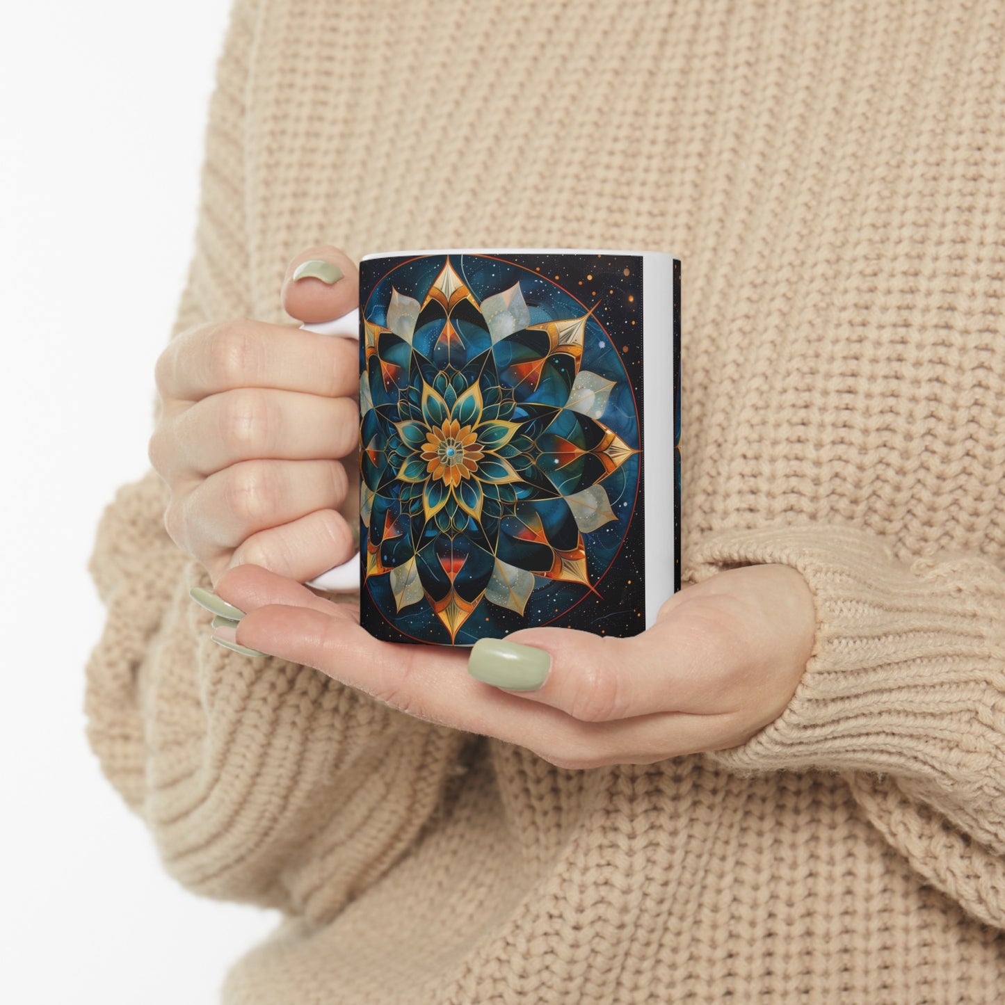 Geometric Mandala A - Ceramic Mug Collection