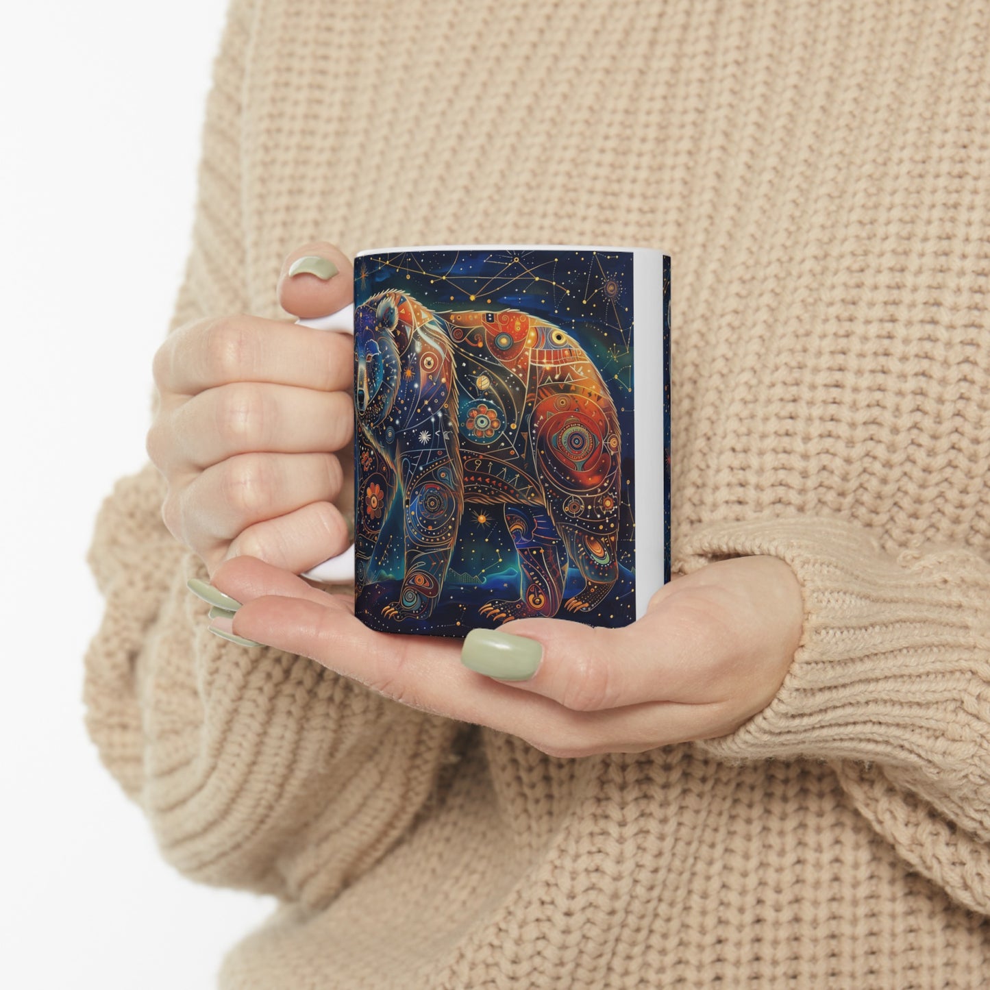 Cosmic Bear C - Ceramic Mug Collection