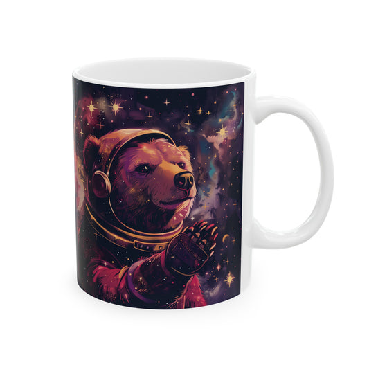 Cute Space Bear D - Ceramic Mug Collection