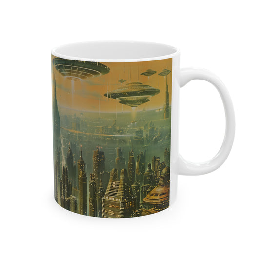 Futuristic City C - Ceramic Mug Collection