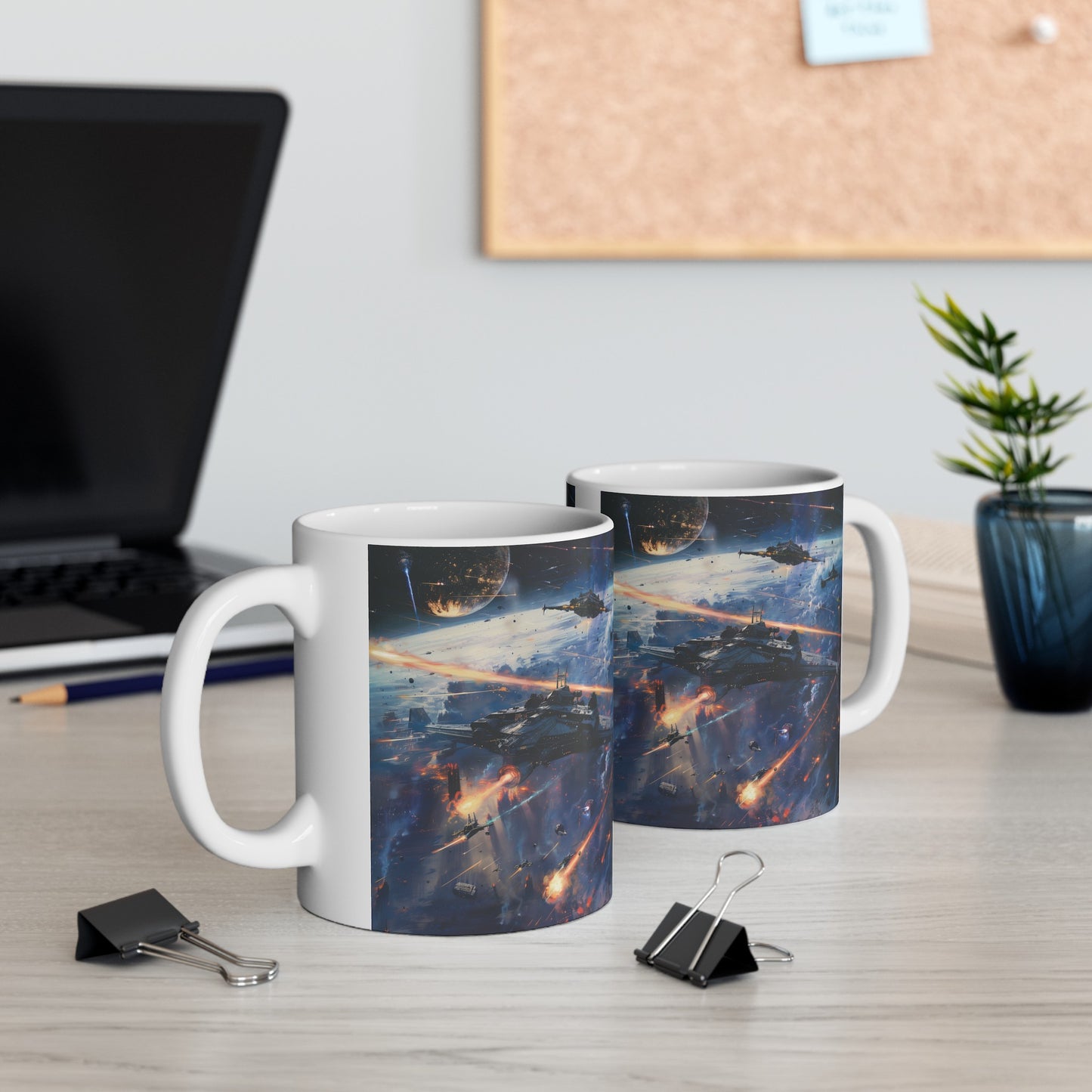 Space Battle A - Ceramic Mug Collection