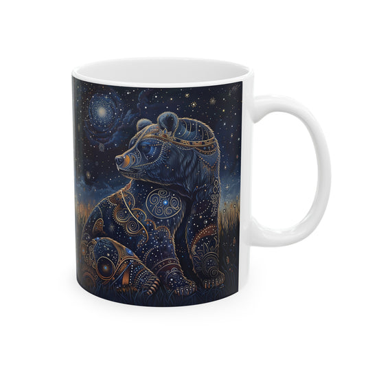 Cosmic Bear D - Ceramic Mug Collection