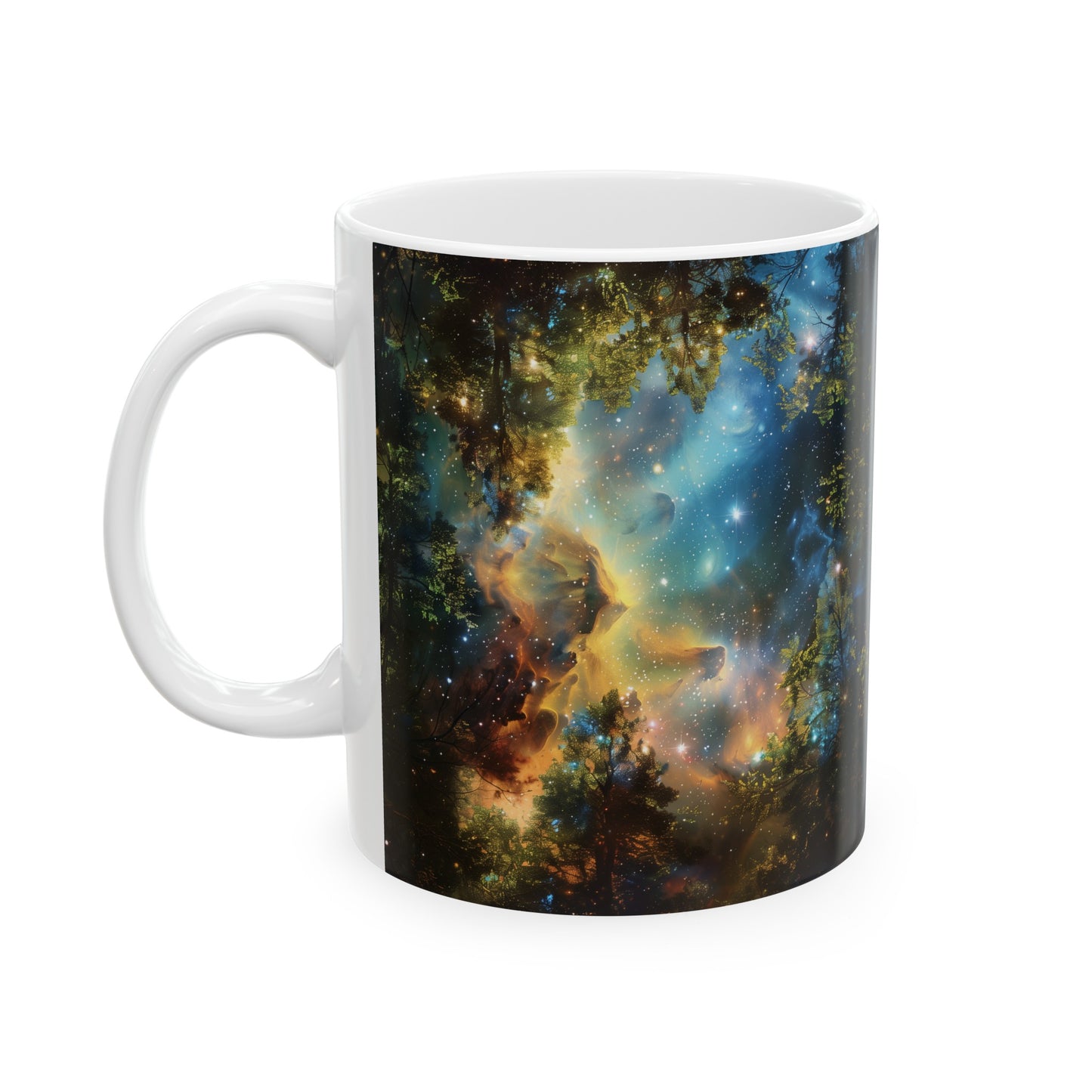 Cosmic Forest C - Ceramic Mug Collection