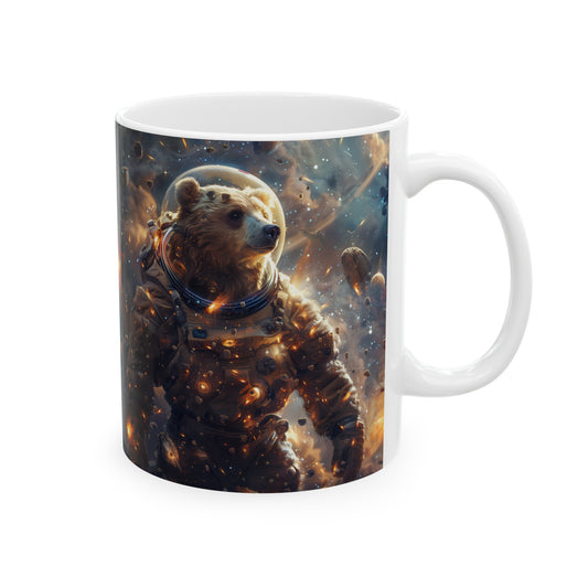 Cute Space Bear B - Ceramic Mug Collection