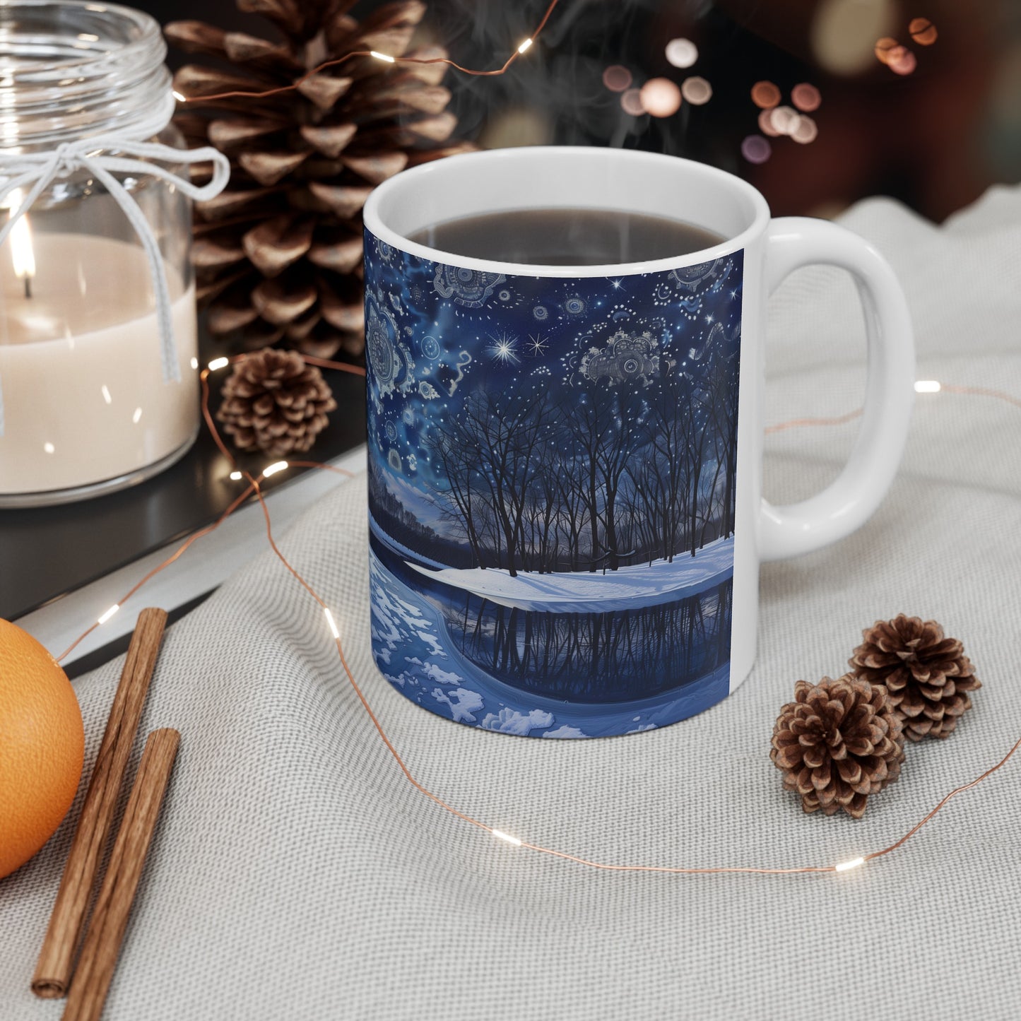 Frozen Lake Galaxy B - Ceramic Mug Collection