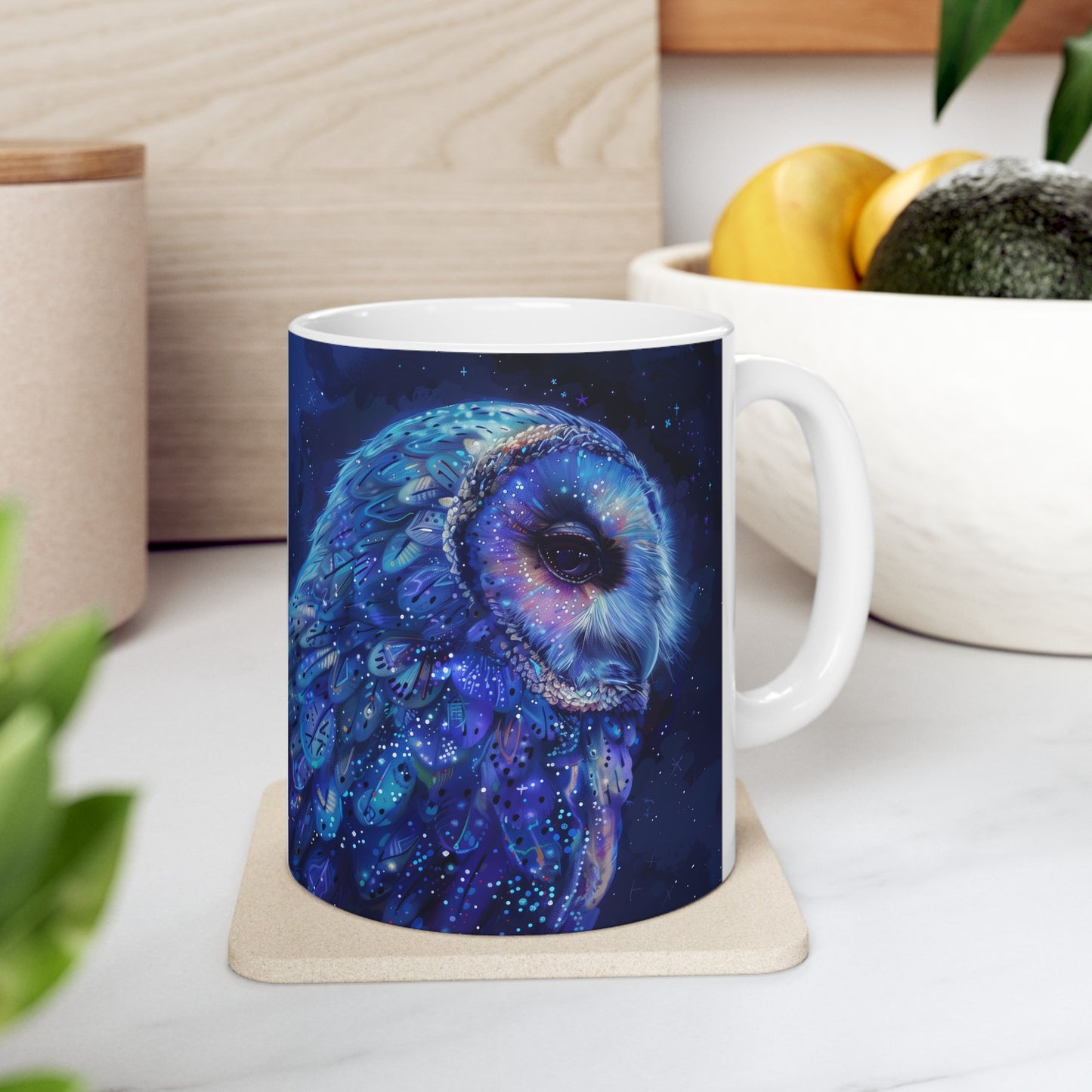 Cosmic Owl D - Ceramic Mug Collection