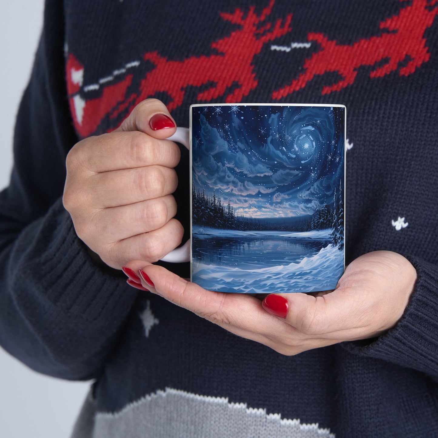 Frozen Lake Galaxy D - Ceramic Mug Collection