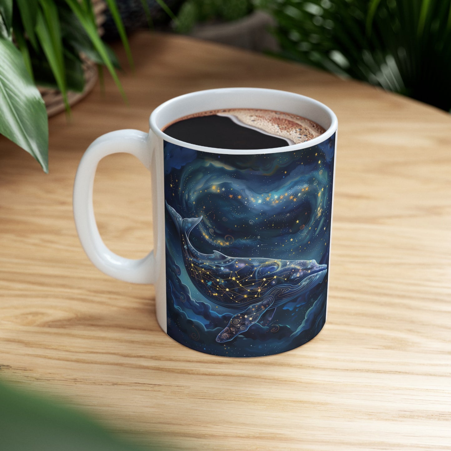 Cosmic Whale C - Ceramic Mug Collection