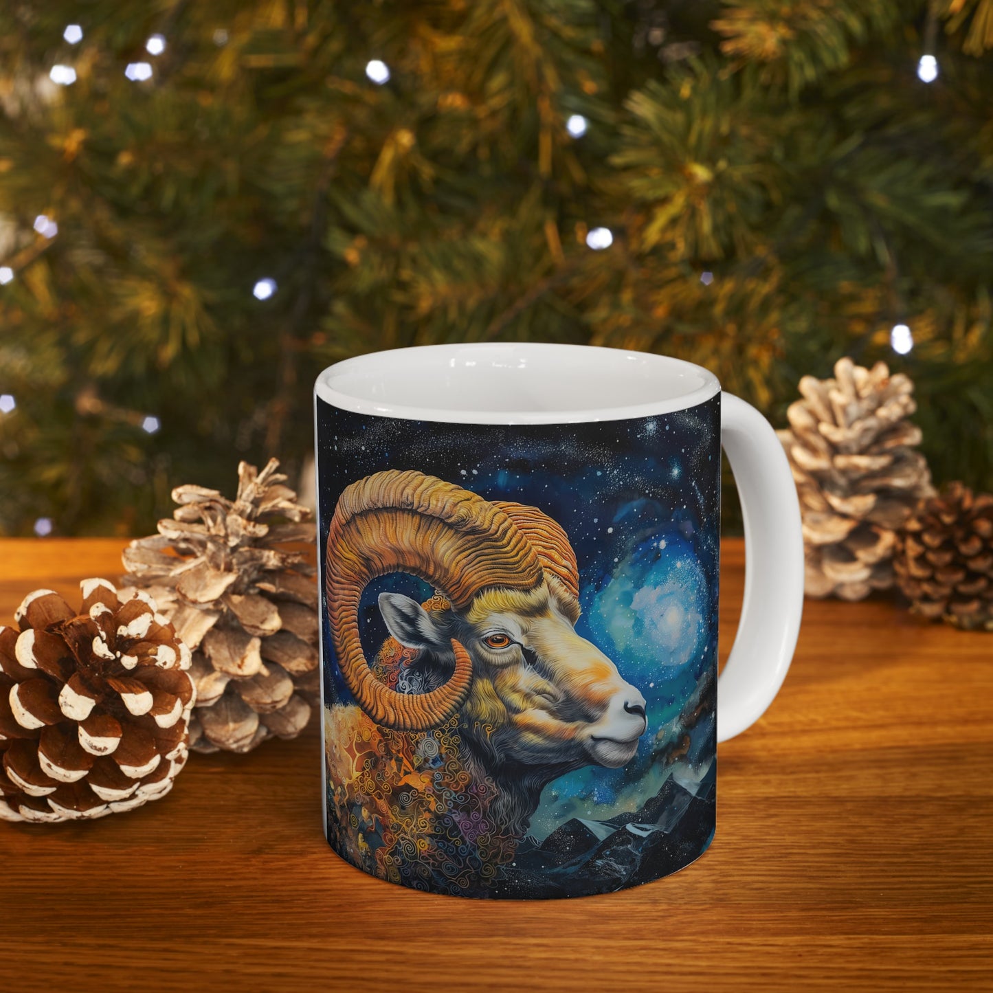 Aries Celestial #4 - Ceramic Zodiac Mug Collection