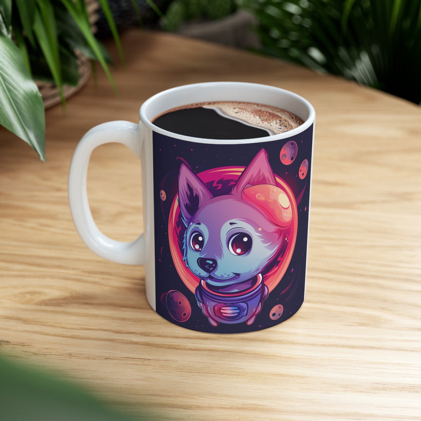 Cute Space Dog D - Ceramic Mug Collection