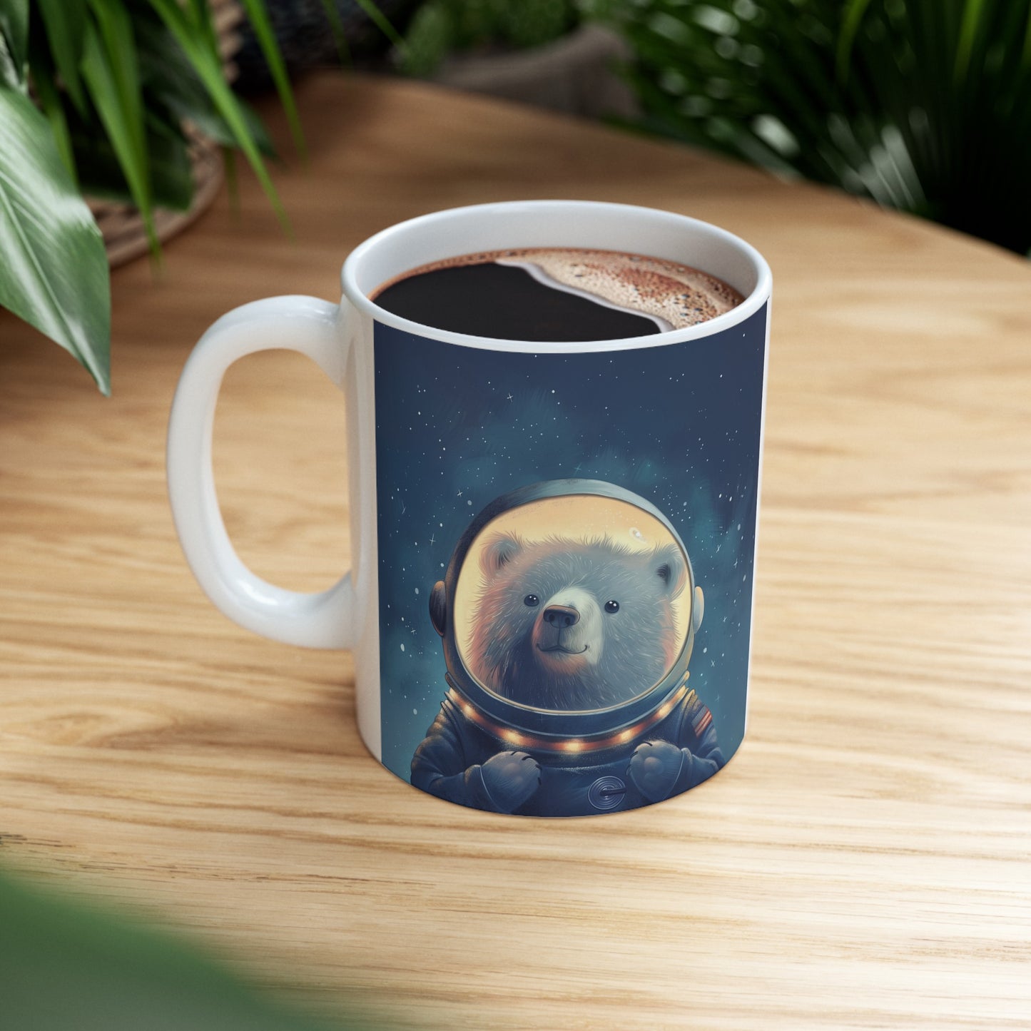 Cute Space Bear C - Ceramic Mug Collection