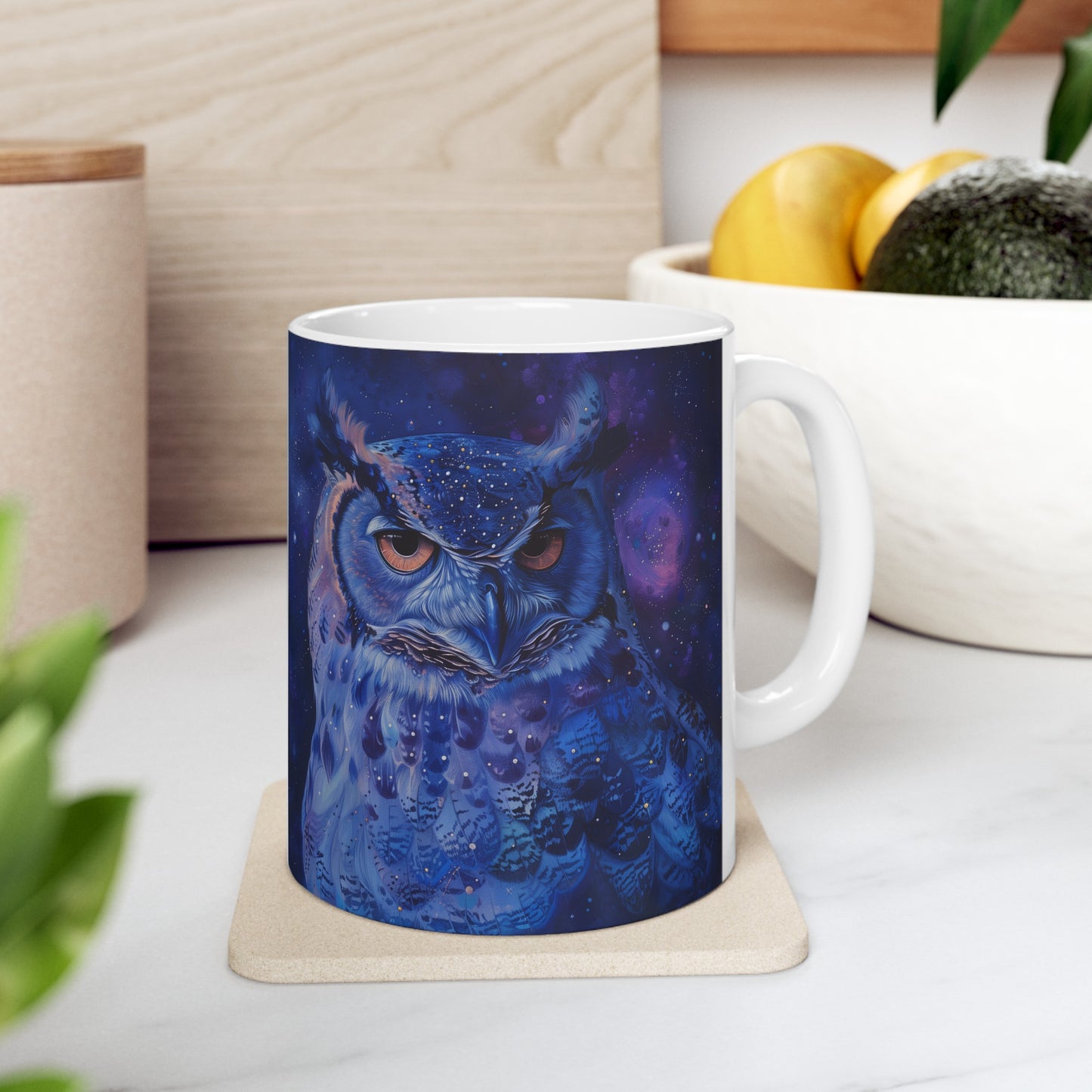 Cosmic Owl B - Ceramic Mug Collection