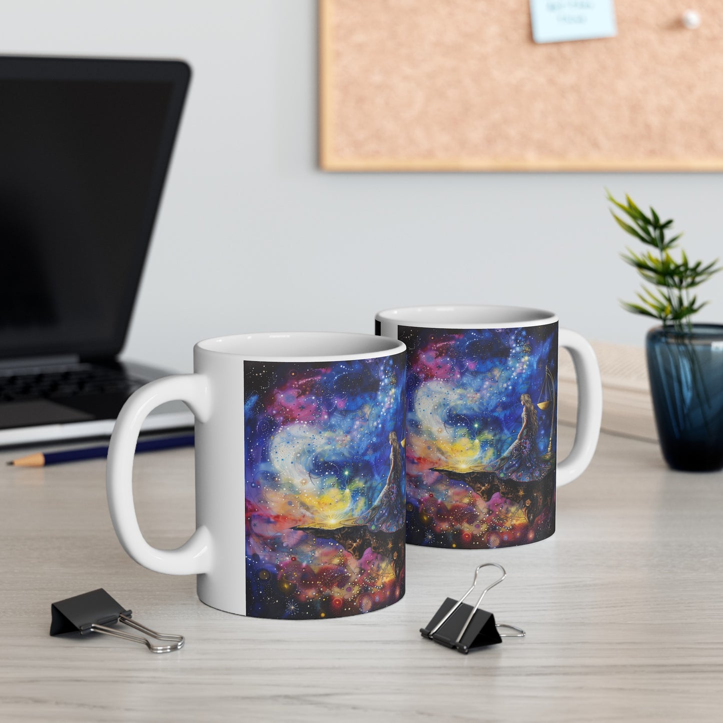 Libra Celestial #2 - Ceramic Zodiac Mug Collection