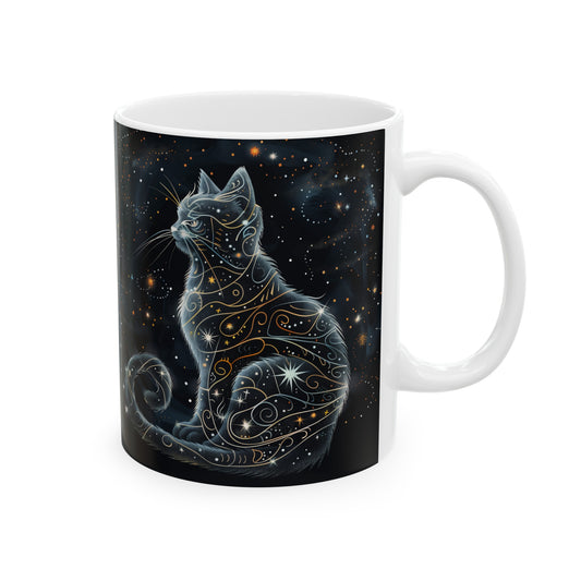 Cosmic Cat C - Ceramic Mug Collection