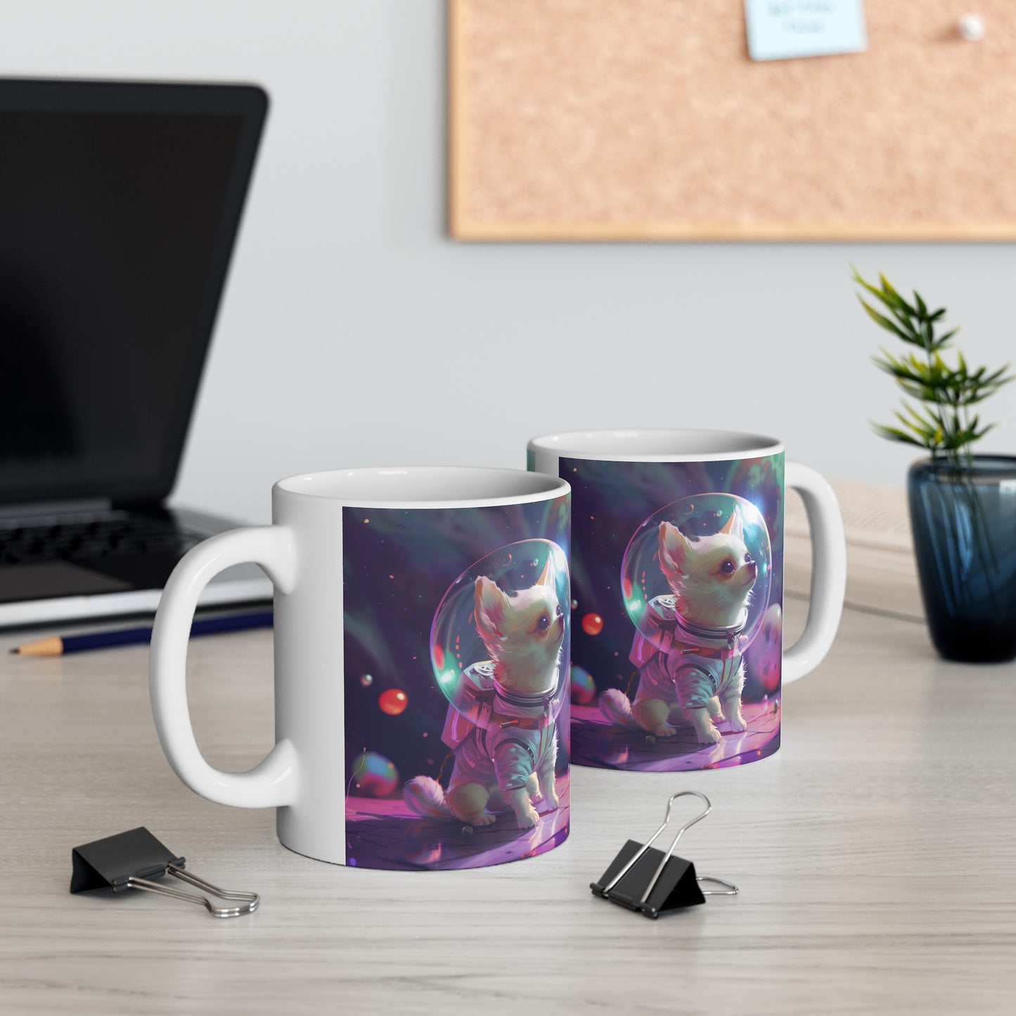 Cute Space Dog C - Ceramic Mug Collection