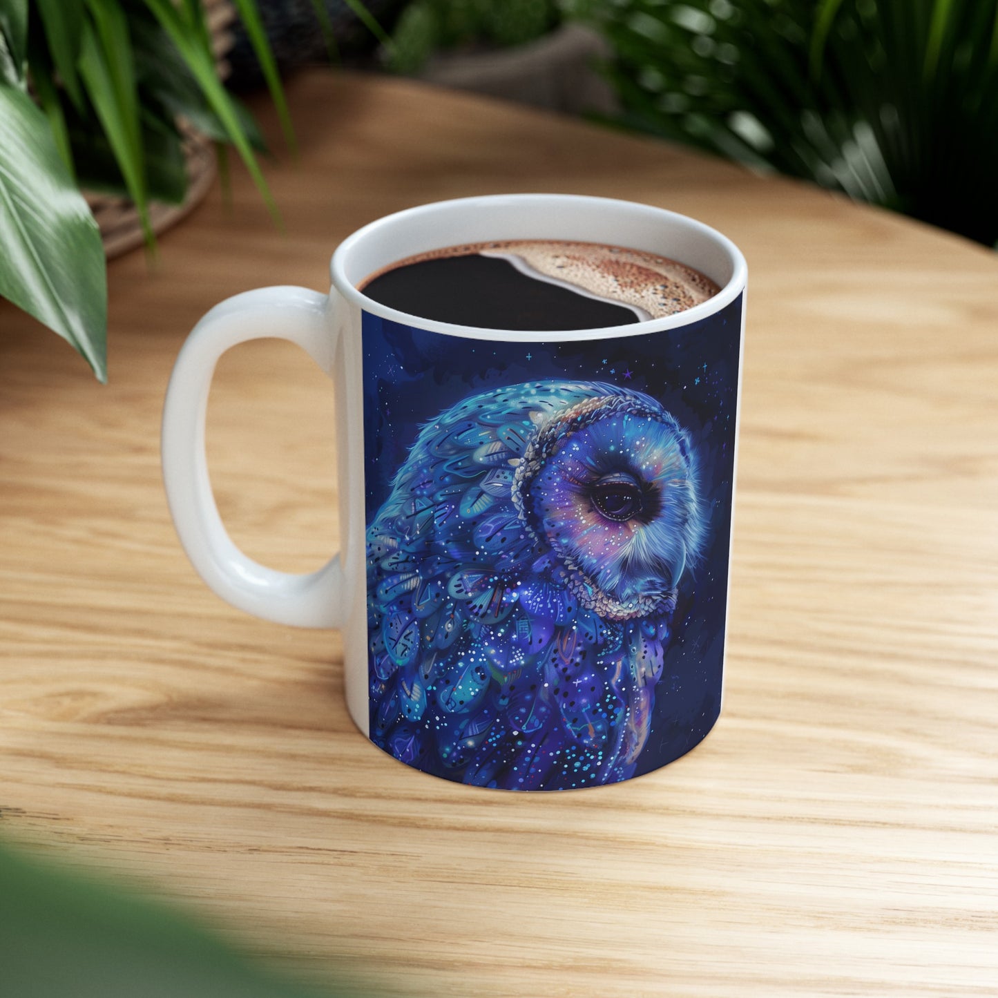 Cosmic Owl D - Ceramic Mug Collection