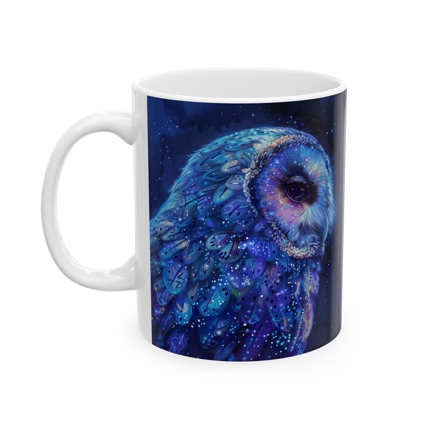 Cosmic Owl D - Ceramic Mug Collection