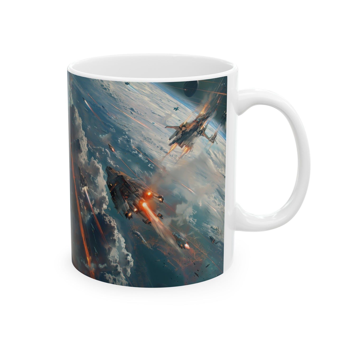 Space Battle D - Ceramic Mug Collection