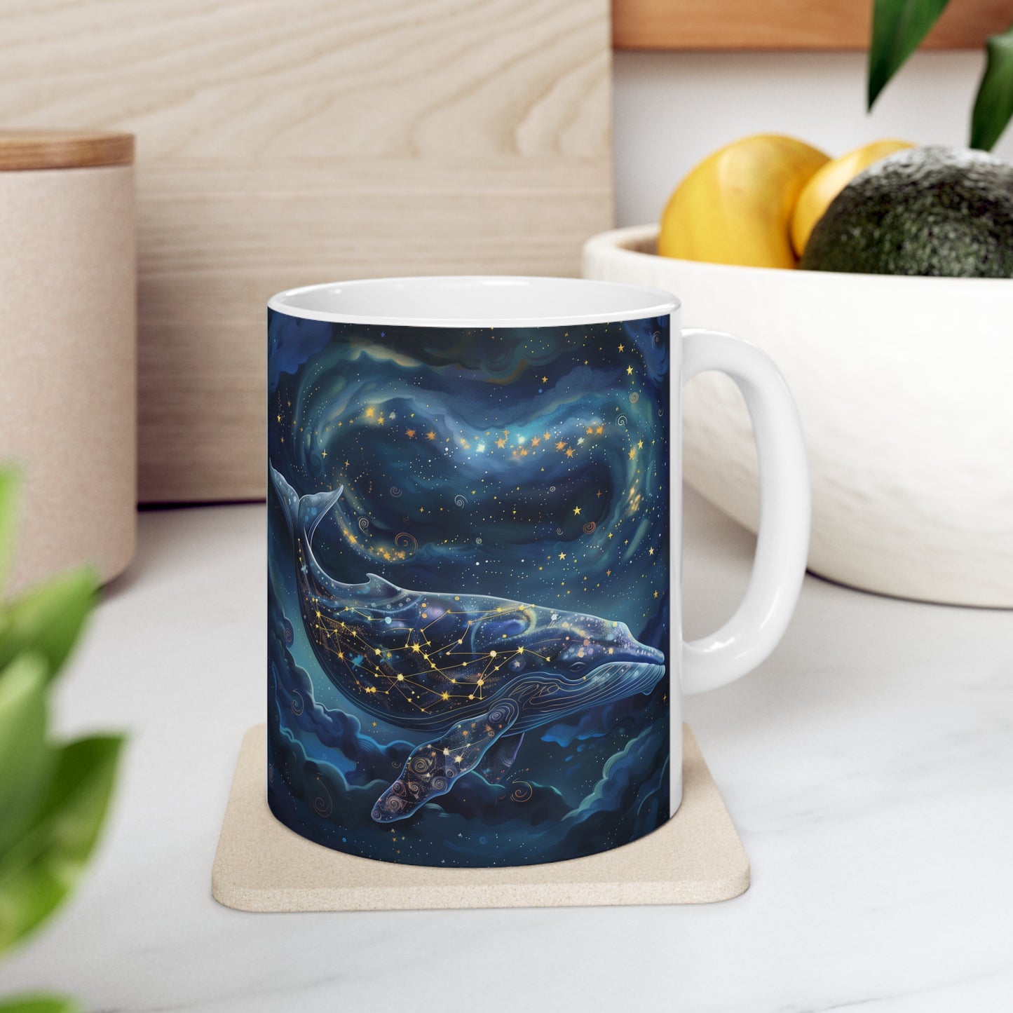 Cosmic Whale C - Ceramic Mug Collection