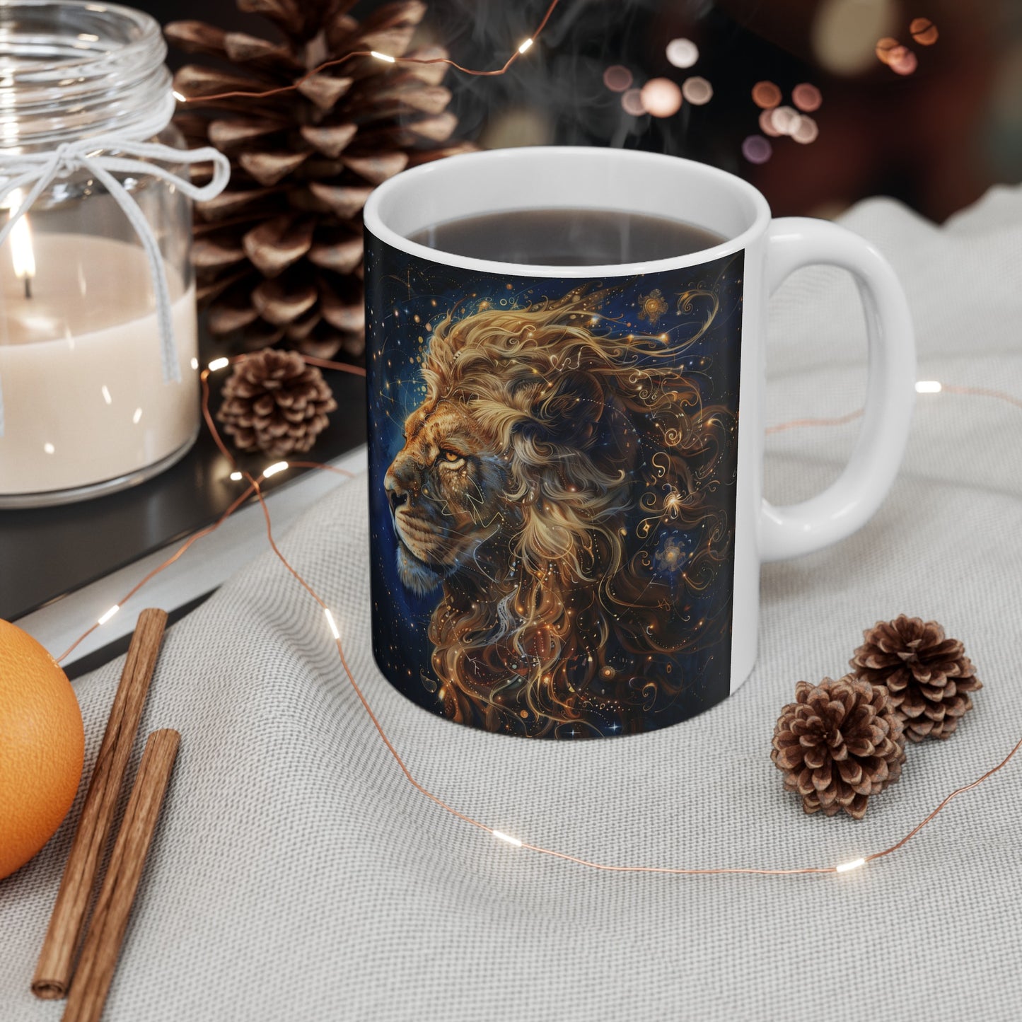 Leo Celestial #1 - Ceramic Zodiac Mug Collection