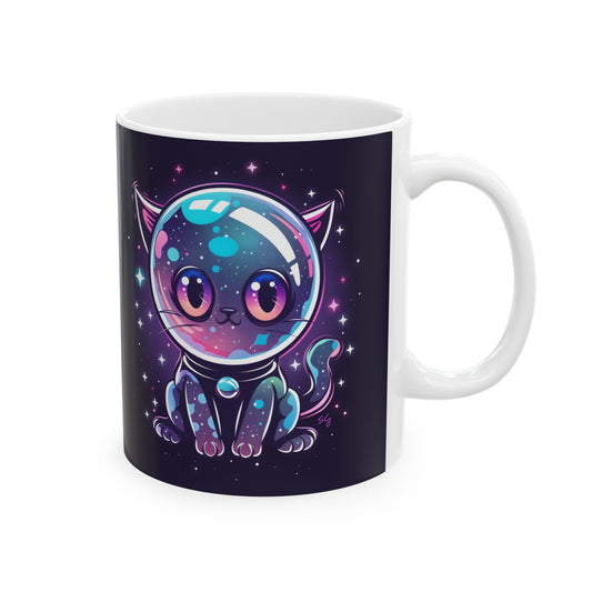 Cute Space Cat B - Ceramic Mug Collection