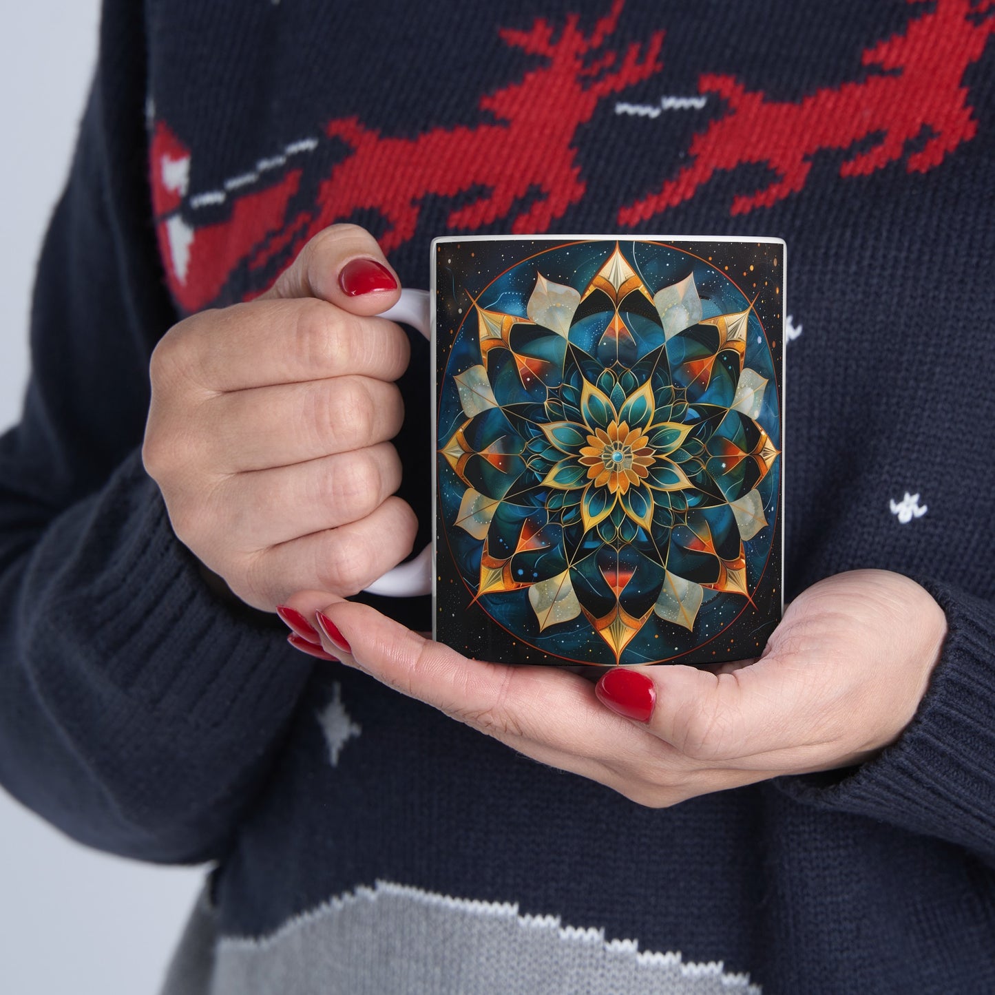 Geometric Mandala A - Ceramic Mug Collection