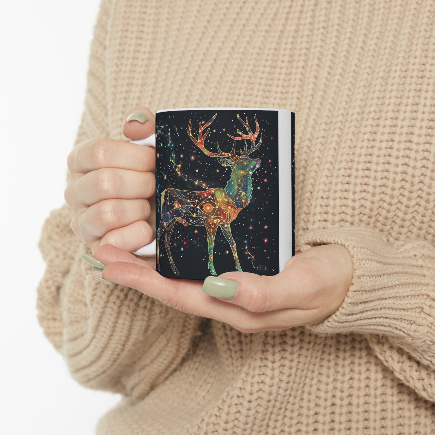 Cosmic Deer D - Ceramic Mug Collection