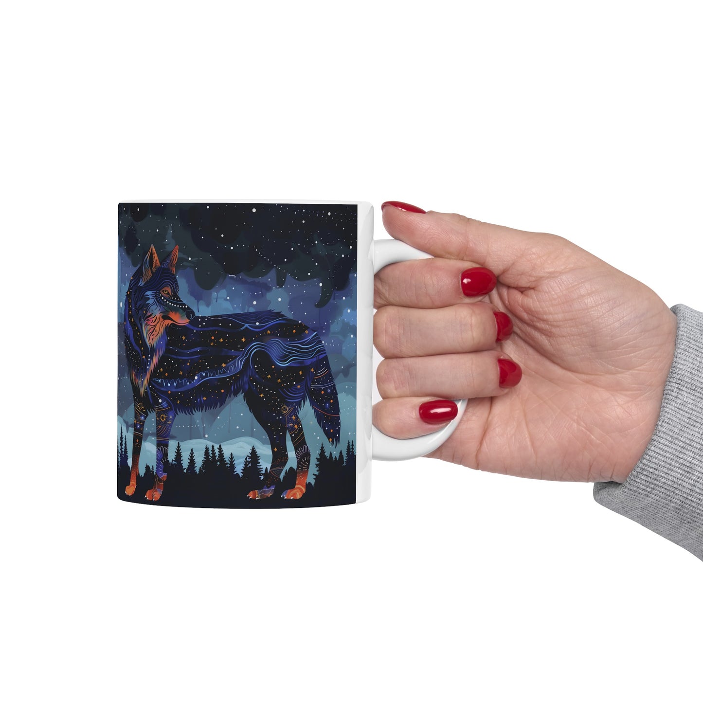 Cosmic Wolf A - Ceramic Mug Collection